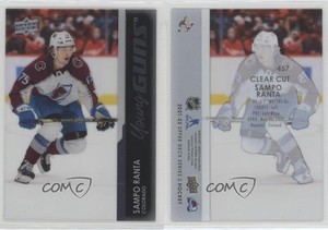 2021-22 Upper Deck Series 2 Young Guns Clear Cut Sampo Ranta #457 Rookie RC