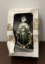 Trimsetter By Dillard's Scarab Beetle Ornament Dillard's Green Bug Polish