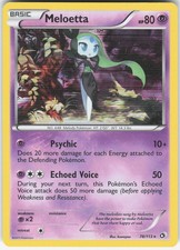 Meloetta (78) 78/113 Holo Rare Legendary Treasures Pokemon Heavily Played on eBay