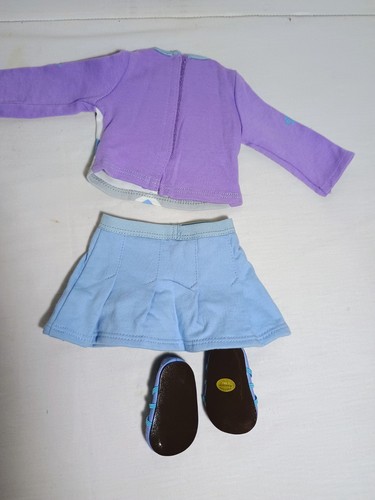 18" American Girl Doll 2007 JLY "I Like Your Style" Meet Outfit Top/Skirt/shoes - Picture 3 of 3