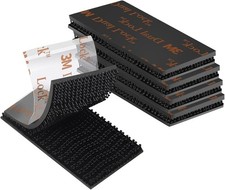 Dual Lock Fasteners,1in x 2in 8pcs, Black Reclosable 1in x 2in,