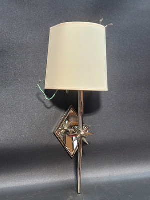 Visual Comfort Signature Etoile Wall Sconce Polished Nickel Finish 17''