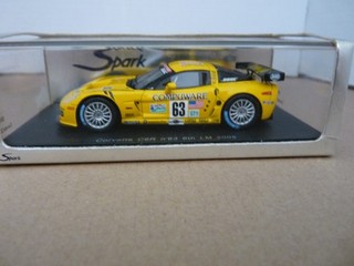 24h du Mans 2005. Corvette C6R n°63. 2ème Cat.GT 1 SPARK. 1/43 Bt.complète TBE