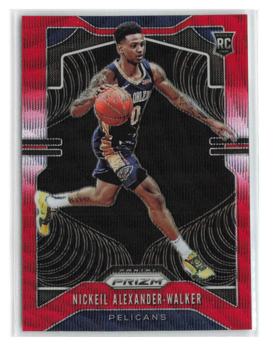 Nickeil Alexander-Walker 2019-20 Panini Prizm Ruby Wave RC #263-NO
