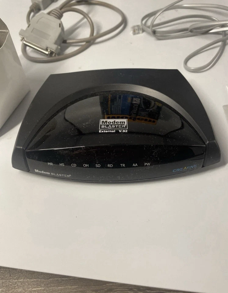 Open Box Creative Modem Blaster 56Kbps V.92 Serial New never usedWindows XP 2000 - Image 4 of 4