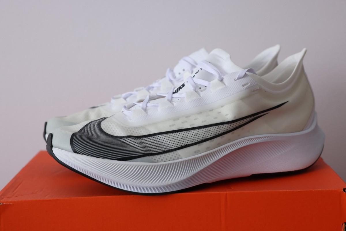 Nike Zoom Fly 3 - White/Black-Metallic White, Size 11.5 | eBay