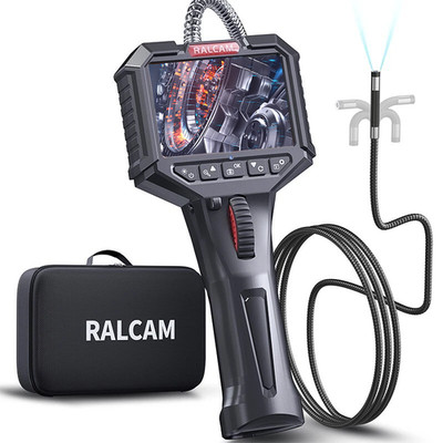 Ralcam 2 way 210° Borescope Endoscope with Light Inspection Camera 3.3ftSemi rig