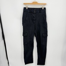 Wilfred Free Panel Cargo Pants in black HangTough stretch twill sz 2