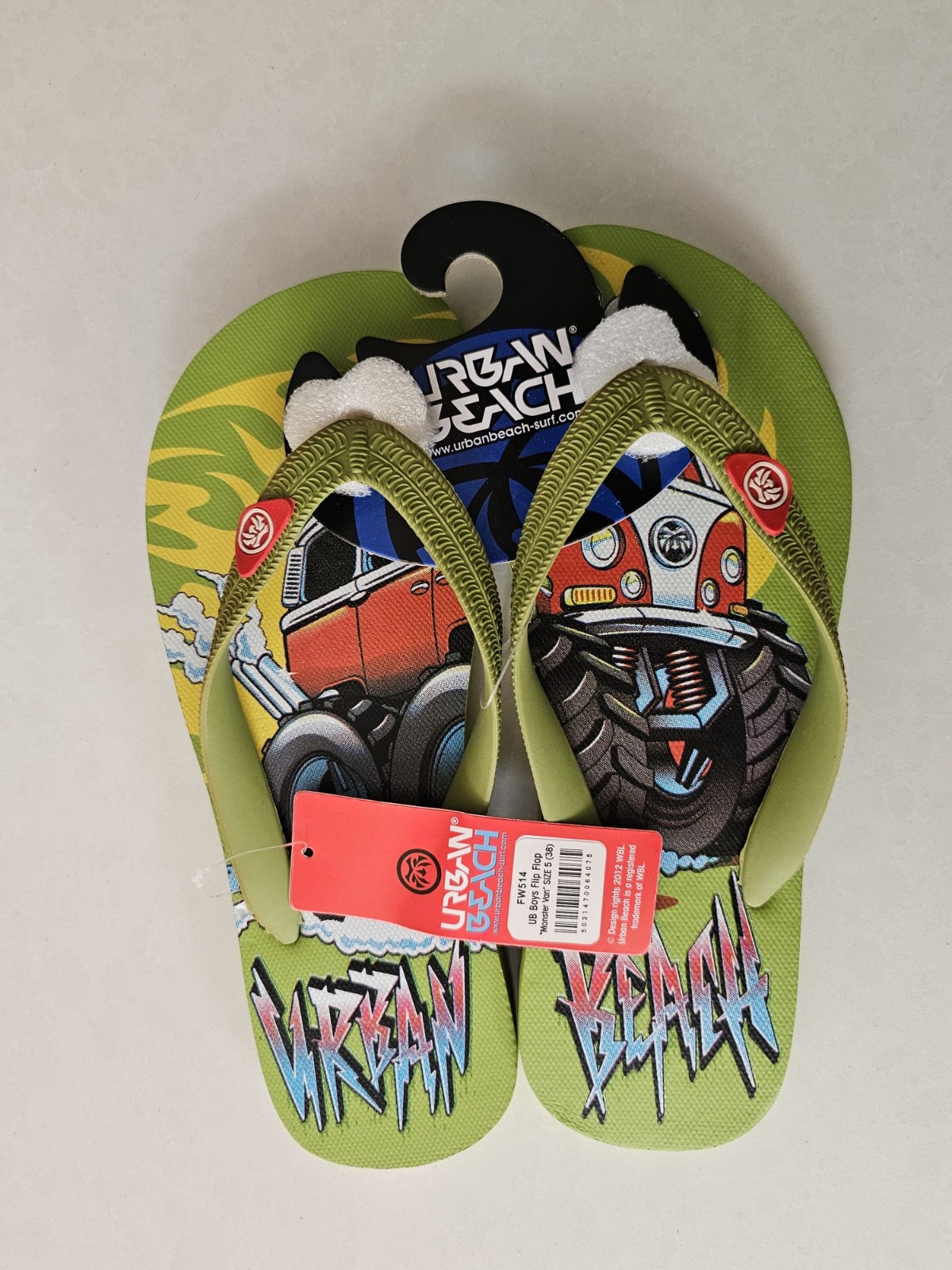 Job Lot New Urban Beach Boys & Girls Flip Flops - Discoloured Straps - Boot Sale image 10