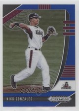 2020 Panini Prizm Draft Picks Blue Prizm Nick Gonzales #PDP7 0ne3