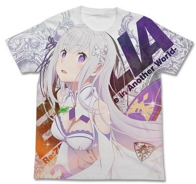 Re: different start from zero world living Emilia Full Graphic T-shirt White L