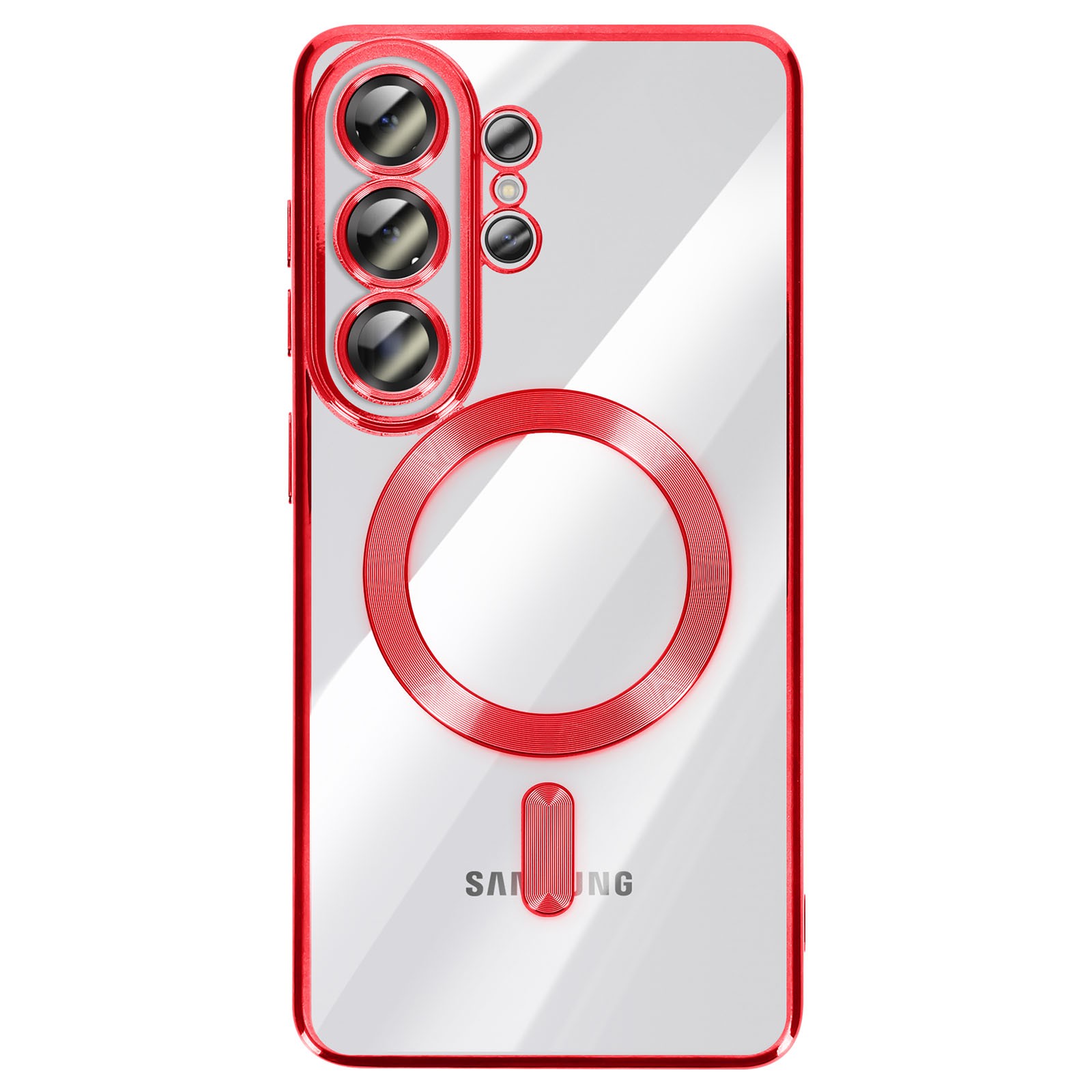Coque Galaxy S26 Ultra rouge protection ecran et camera contre rayures quotidiennes