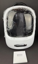 Petkit Breezy Smart Cat Carrier Backpack w/ Fan Light Tested P7701,White,NEW