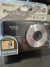 Vivitar PopSnap VEC S124 44MP 16x Zoom Compact Camera Black 1080p 2.4" USB-C