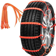 10 Stücke Auto Schneeketten Schnee Reifen Kette, Universal Reifenketten,Reusable