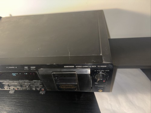 Sony Stereo Cassette Deck TC-WE635. POWERS ON Untested / See Description - Picture 10 of 10