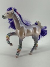 1988 Kenner Fashion Star Fillies Sassy Sixteen Ariel Horse Purple Leg Warmers