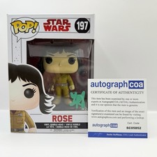 Kelly Marie Tran “Star Wars” AUTOGRAPH - Rose 197 Signed Funko Pop ACOA