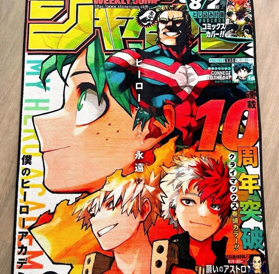 Alfombra My Hero Academia, alfombra colorida de anime, alfombra manga Foto 3 de 4