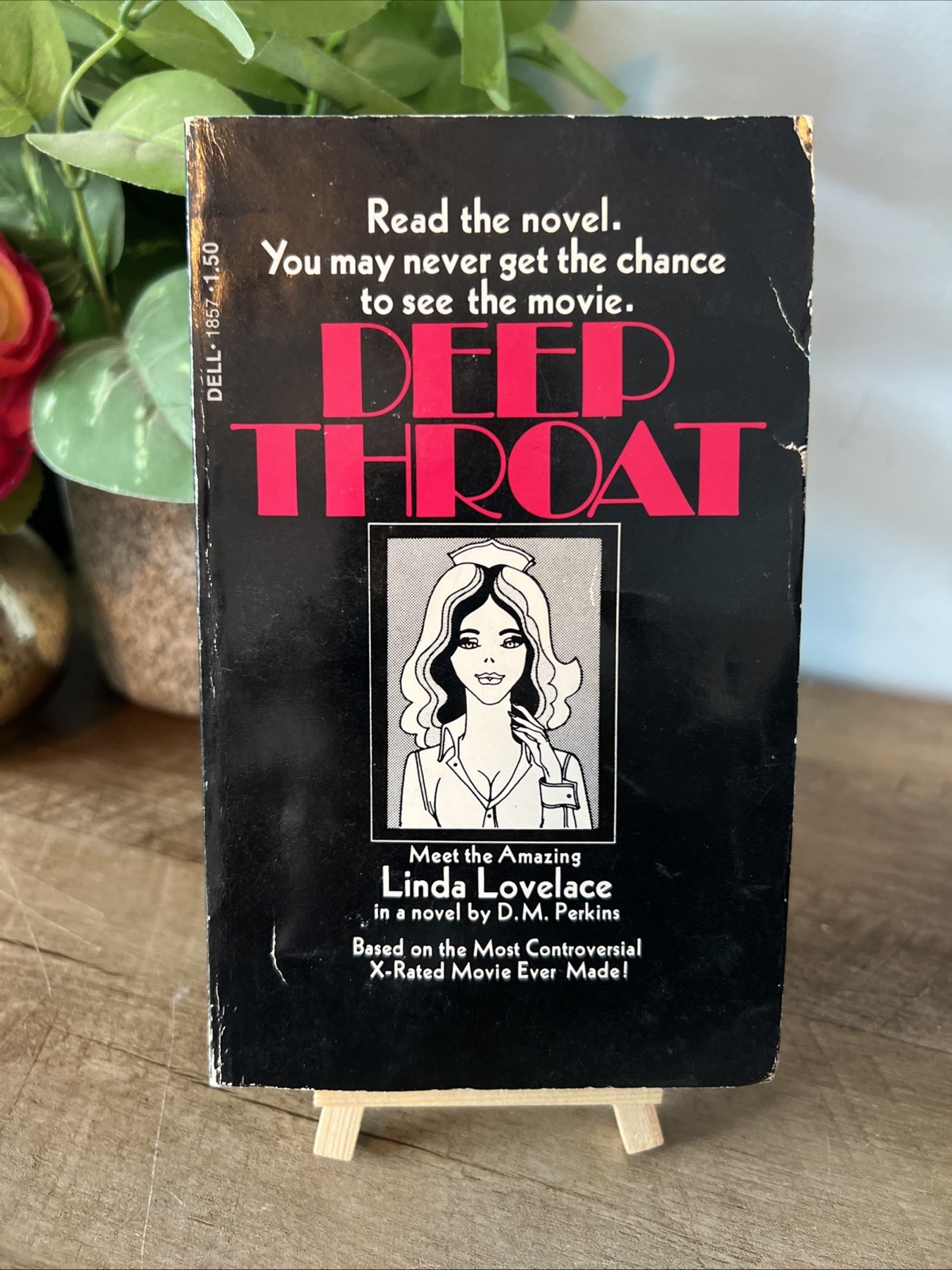 Deep Throat by D.M. Perkins - Erotica Sleaze Paperback - Dell Books 1973