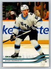 2025-26 UD Series 2 Holiday Green Foil Sean Durzi Utah Mammoth #420