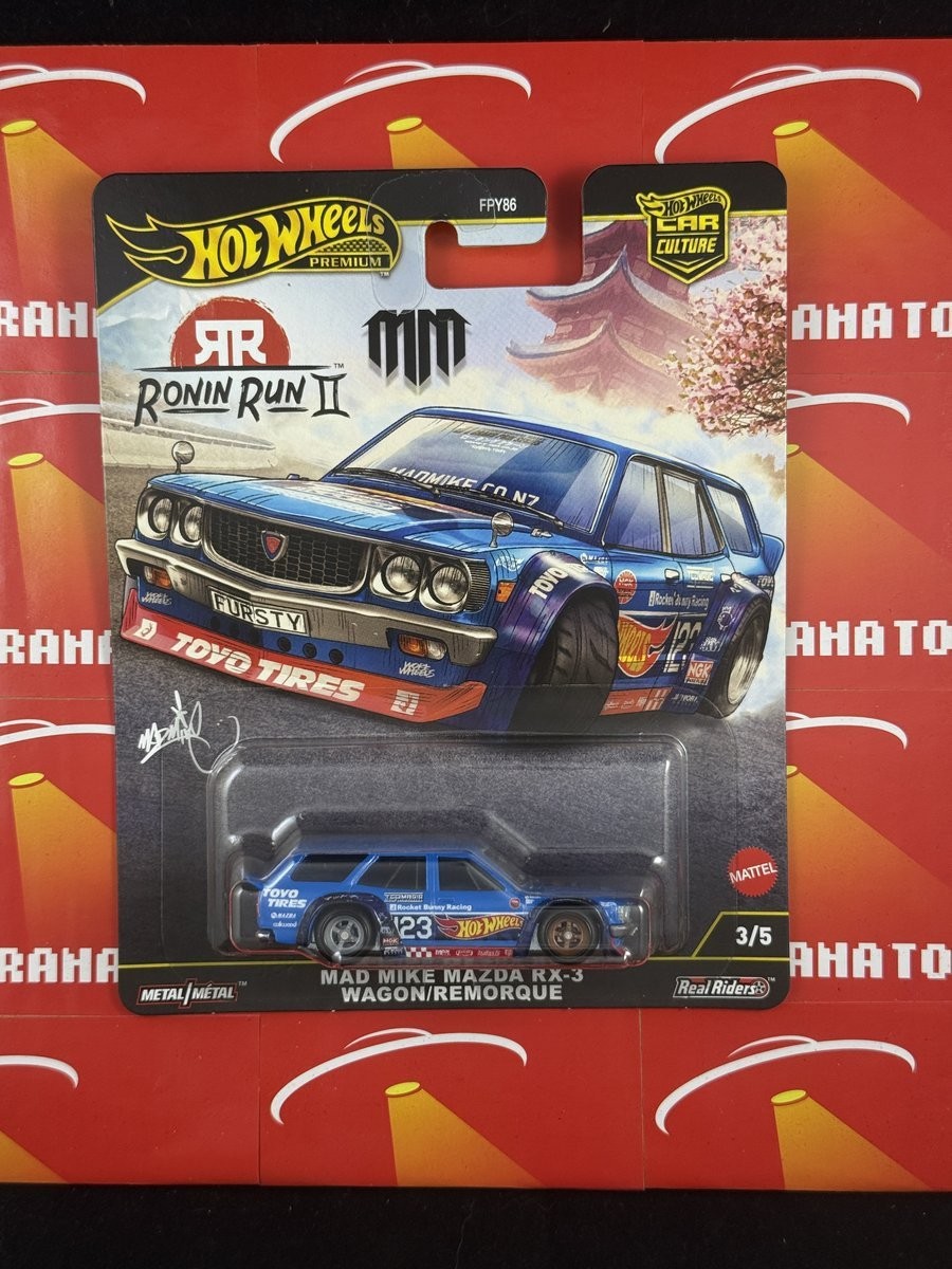 Mad Mike Mazda RX-3 Wagon 2025 Hot Wheels Car Culture Ronin Run II