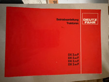 Instrukcja obsługi ciągników Deutz Fahr DX 3.30F DX3.50F DX3.70F DX3.90F