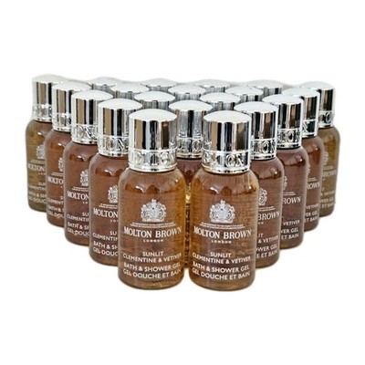 Molton Brown 600 ml Sunlit Clementine & Vetiver Bath & Shower Gel ( 20x 30ml )