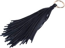 Women Leather Tassel Keychain Car Keyring Holder Bag Wallet Purse Decorations