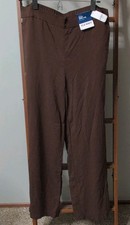 Old Navy Womens Brown Solid Rayon Wide-Leg Hi...