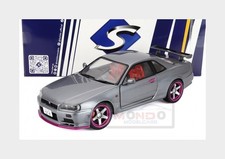 1:18 SOLIDO Nissan Skyline Gt-R (Bnr34) Coupe 1999 Grey SL1804310 MMC