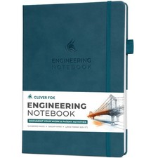 Engineering Notebook   Hardcover Grid Notebook with Numbered Pages, Table of ...