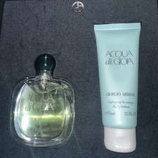 Giorgio Armani Acqua di Gioia Gift Set 1 Oz. Eau de Parfum + 2.5 Oz Body Lotion