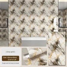 20pcs Marble Peel and Stick Backsplash Bathroom Self Adhesive Tiles Wall Panels