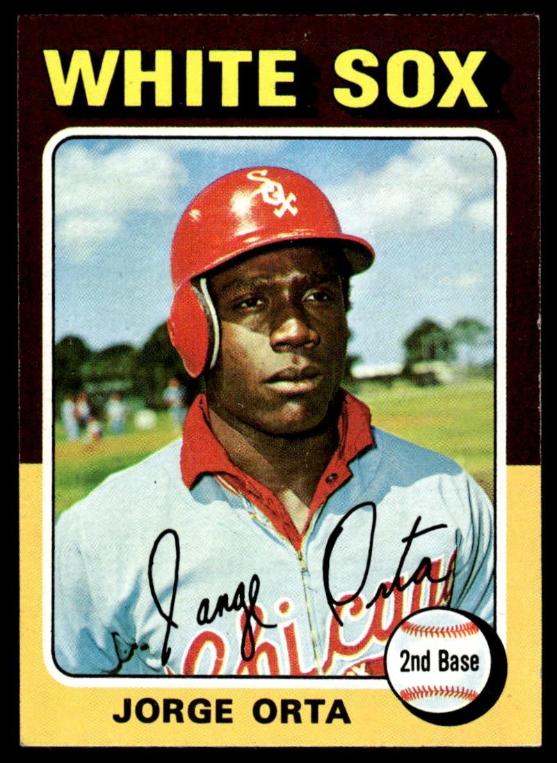 Jorge Orta White Sox 1975 Topps Baseball #184