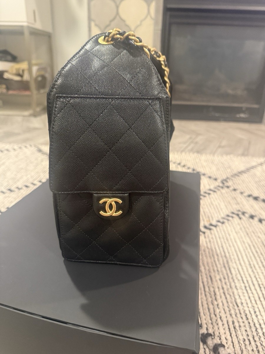 CHANEL 25 Medium Black Caviar with RHW Hobo Bag and Pouch Insert Meet the ???? Bag from Chanel main image 3