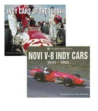 Novi V-8 Indy Cars 1941-1965 & Indy Cars Of The 1960s 2 Book Set