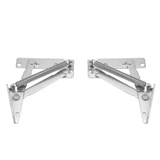2Pcs Set Steel Durable Lift, Under Cabinet Pull Down Hinges Scissor Hinge Up