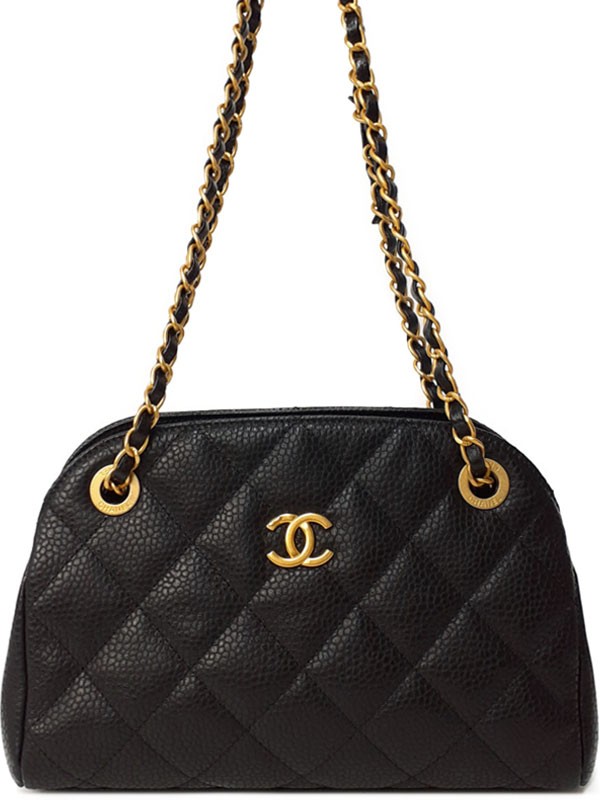 Chanel Matelasse Bowling Bag AS5137 with Chain Shoulder Strap #T059