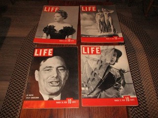 1939 LIFE MAGAZINE Vintage LOT OF 4 March COMPLETE MONTH 6 13 20 27