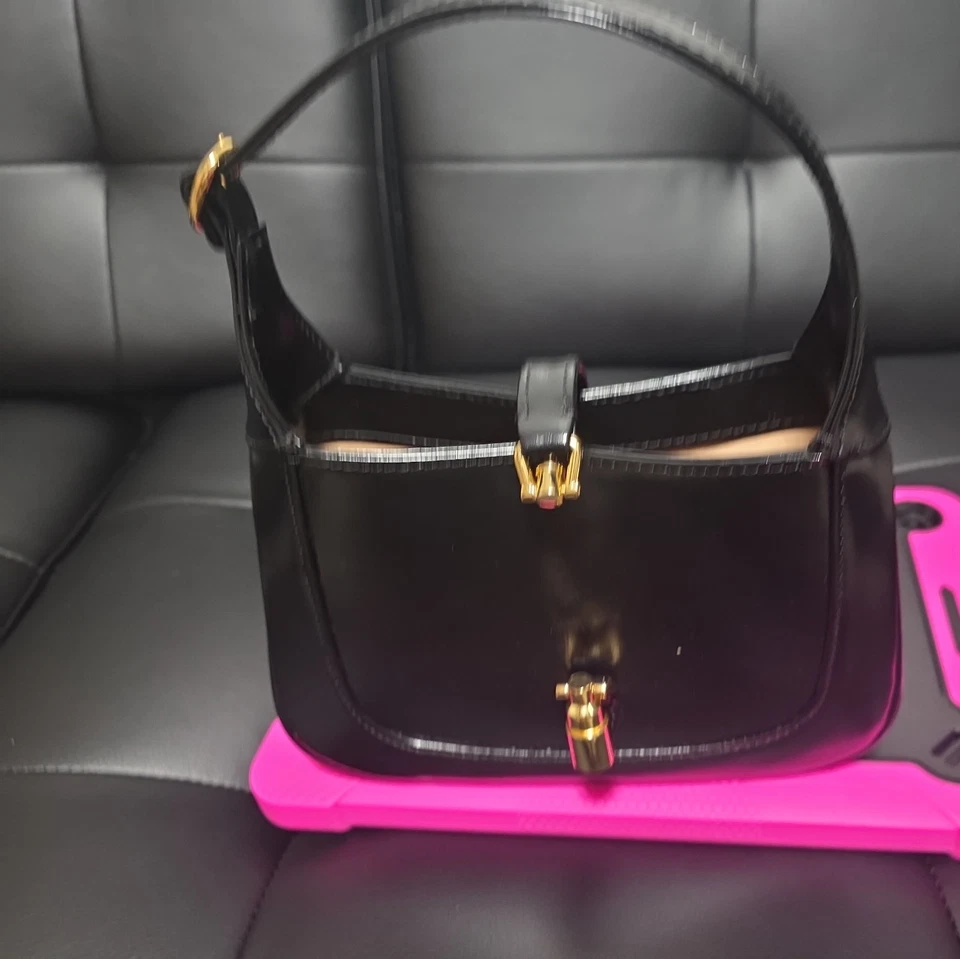 Gucci Jackie 1961 Hobo Bag Mini Black Leather - Image 4 of 4