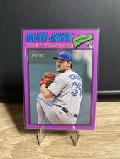 2026 Topps Heritage Trey Yesavage Purple Parallel SP Rookie Card #245 Blue Jays