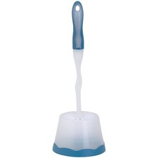 21 In. Polypropylene Bristle Toilet Bowl Brush Set With Caddy 616211 SIM Supply,