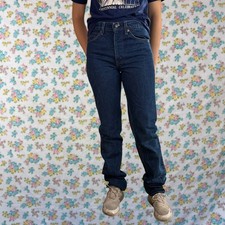 VINTAGE 80S LEVIS ORANGE LABEL 509 DARK WASH 30X36