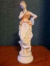 11" Tall Persephone Goddess Statue With Makers Mark To The Rear