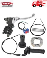 Mini Bike Throttle Assembly Kit + Mini Bike Drum Brake Lever for Coleman