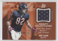2011 Topps Rising Rookies Draft Selections Swatches Greg Olsen #DSS-GO 0f8