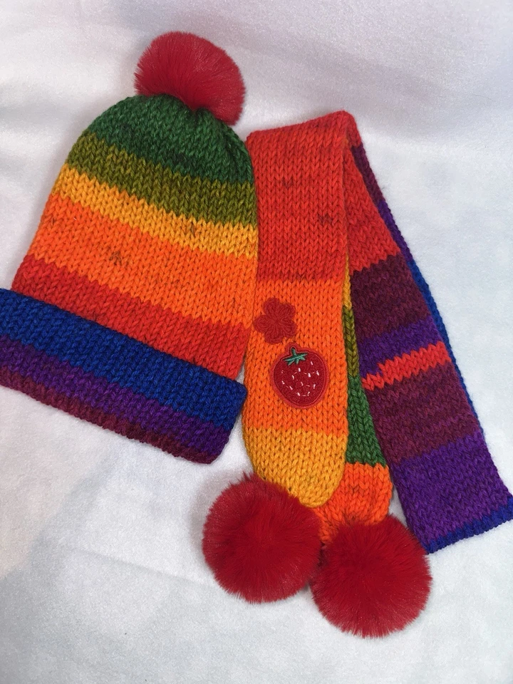 Juego de gorro y bufanda de punto para niños pequeños hecho a mano mejor para niños de 2 a 5 años Foto 4 de 4