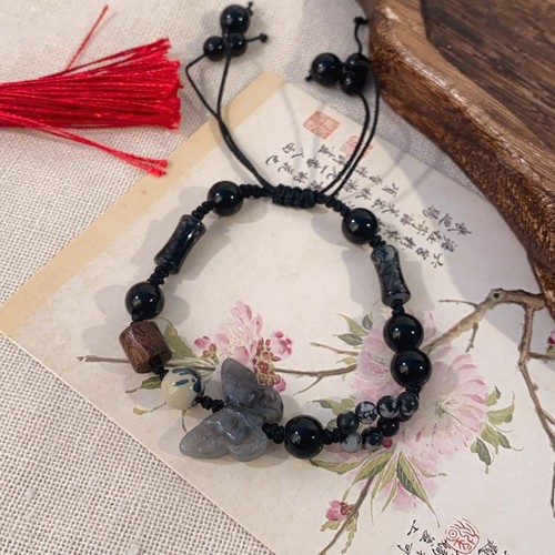 Exquisite Charm New Chinese Style Hand Rope Pendant Bead Hand Ring Women - Picture 8 of 10