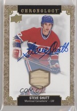 2018 Upper Deck Chronology Gold Premium Relic /25 Steve Shutt #60 Auto HOF 00b6